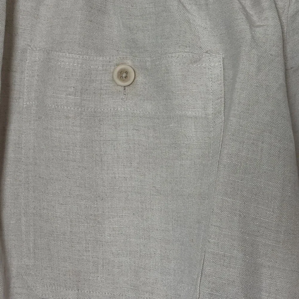 Cubavera Men's Wide Leg Linen Lightweight Pull On Beach Wedding Size XXL